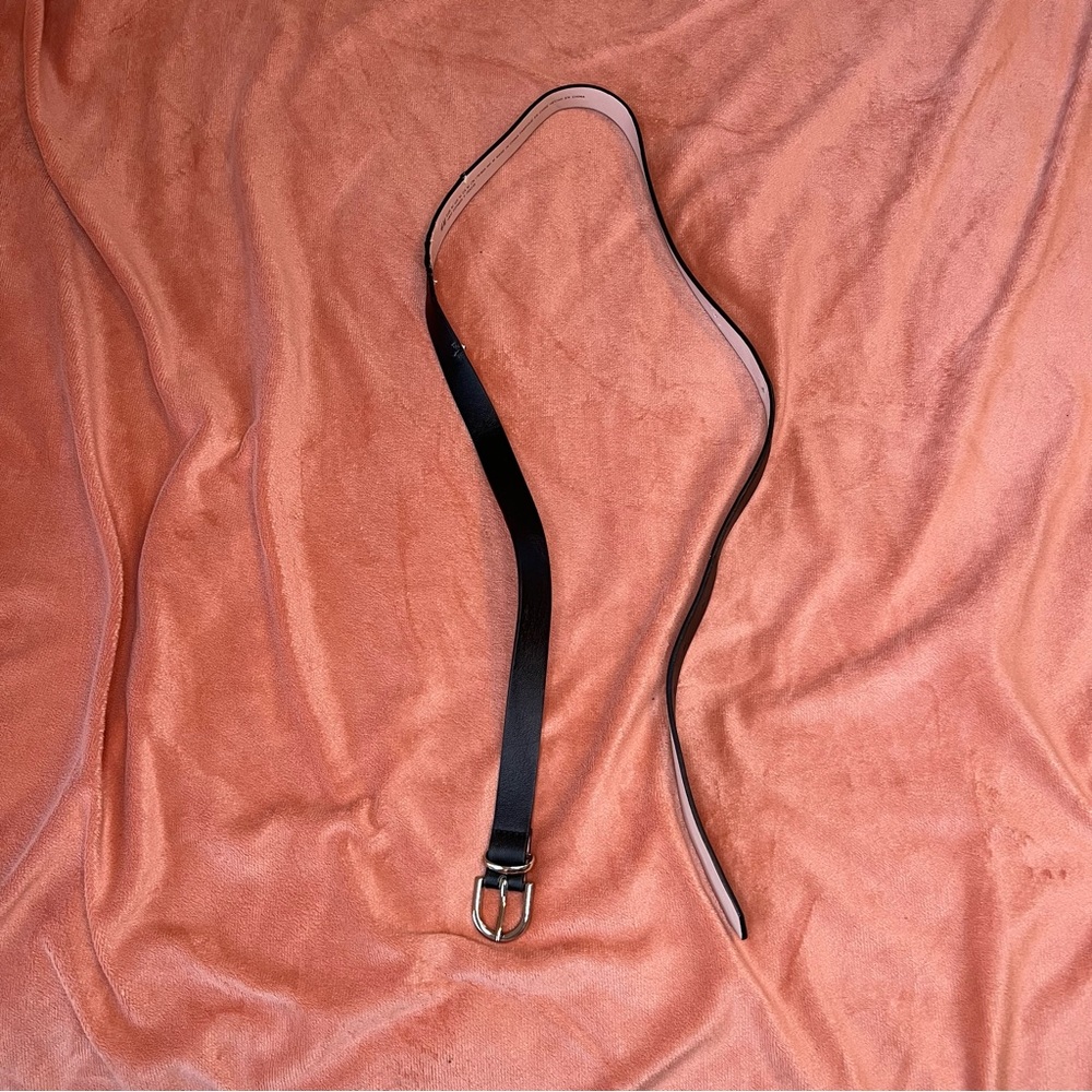 Skinny Black Belt